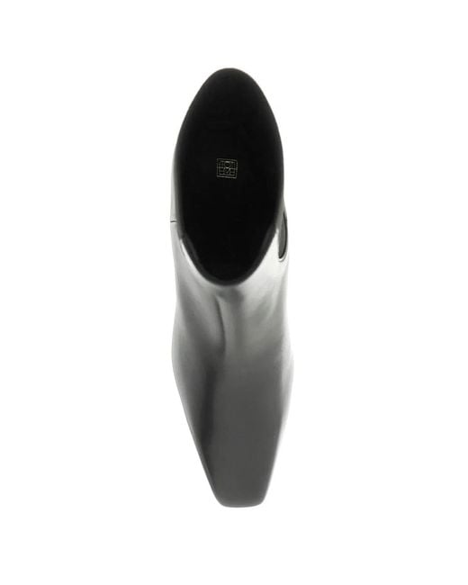 Totême Black The Mid Heel Boots