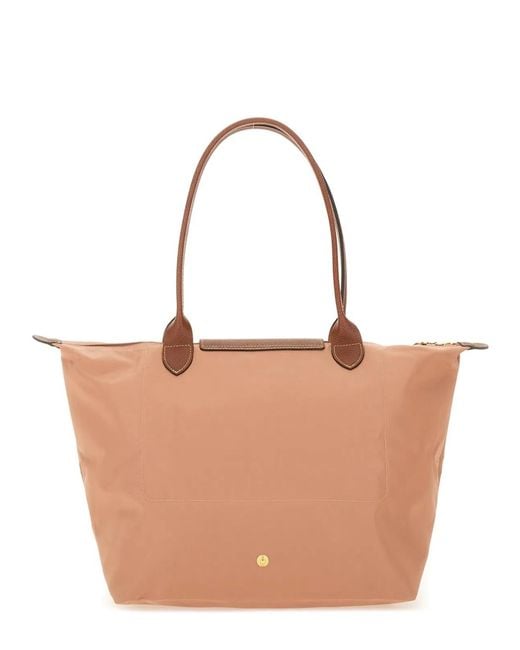 Longchamp White Borsa Le Pliage Large