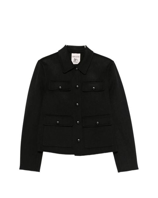Semicouture Black Alisa Wool Jacket