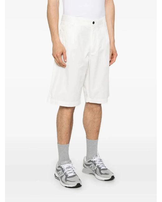 C P Company White C.P.Company Bermuda for men
