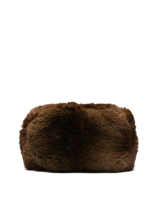 Apparis Brown Jumbo Noor Pouch