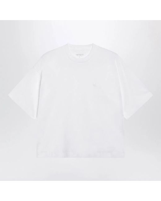 Carhartt White Chester Cropped Tshirt