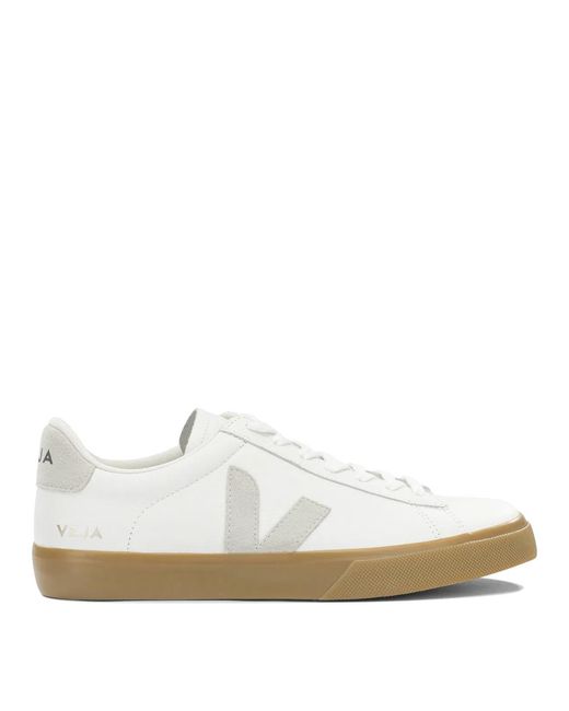 Veja White "Campo" Low Sneakers for men