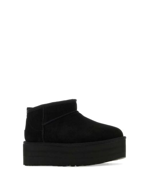 Ugg Black Classic Ultra Mini Boots