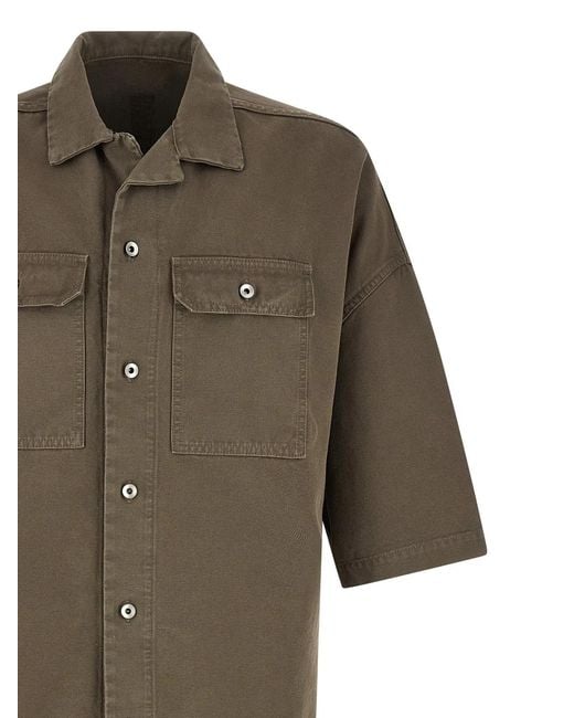 Rick Owens Green 'Magnum Tommy' Shirt for men