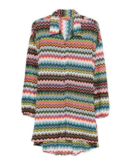 Missoni Gray Multicolour Viscose Top