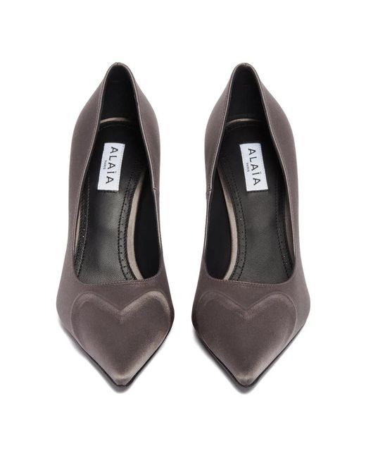 Alaïa Gray Alaia Pumps 90