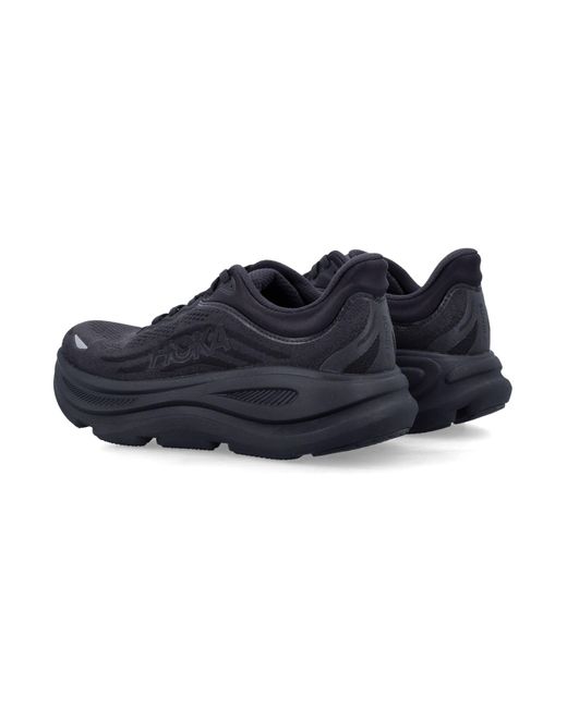 Hoka One One Blue Hoka Polyamide Rubber Shoes for men
