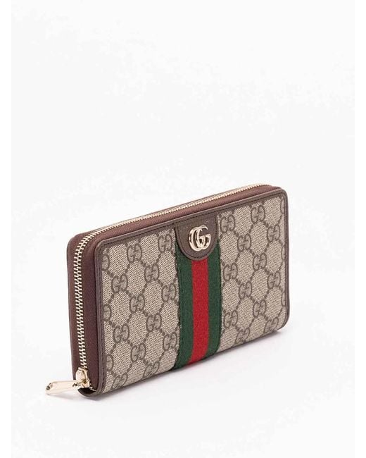 Gucci Gray 'Ophidia' Wallet