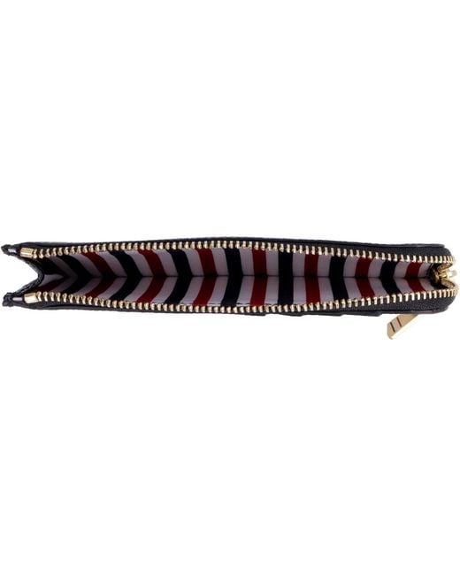 Thom Browne Black Leather Coin Purse