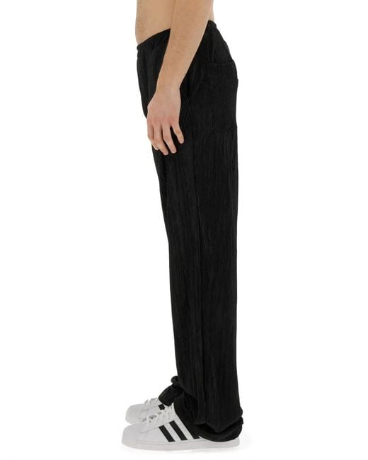 FAMILY FIRST Black Pleated Pants for men