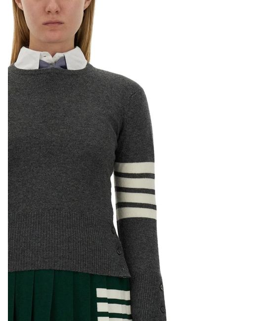 Thom Browne Black Cashmere Sweater
