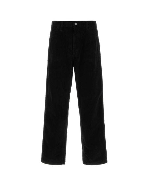 Carhartt Black Simple Pant for men