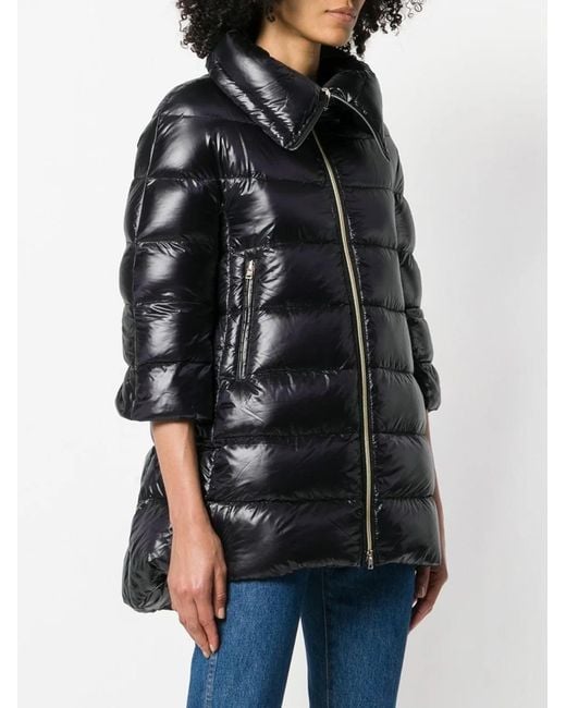 Herno Black Cleofe Midi Down Jacket
