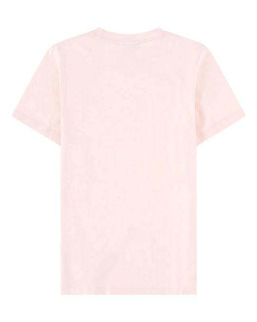 Maison Kitsuné Pink Maison Kitsuné T-Shirt "Dreaming Fox"