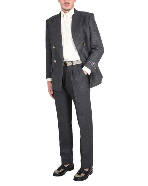 Gucci Gray Elegant Cashmere Jacket for men