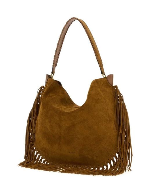 Isabel Marant Brown Oskan Hobo Soft