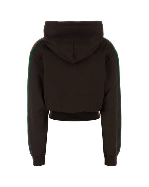 Gucci Black Jersey Tops