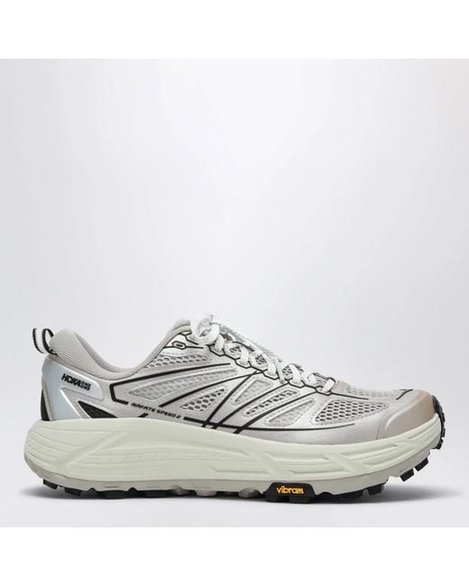 Hoka One One White Sneakers Mafate Speed 2 Putty for men
