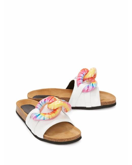 J.W. Anderson White Slippers