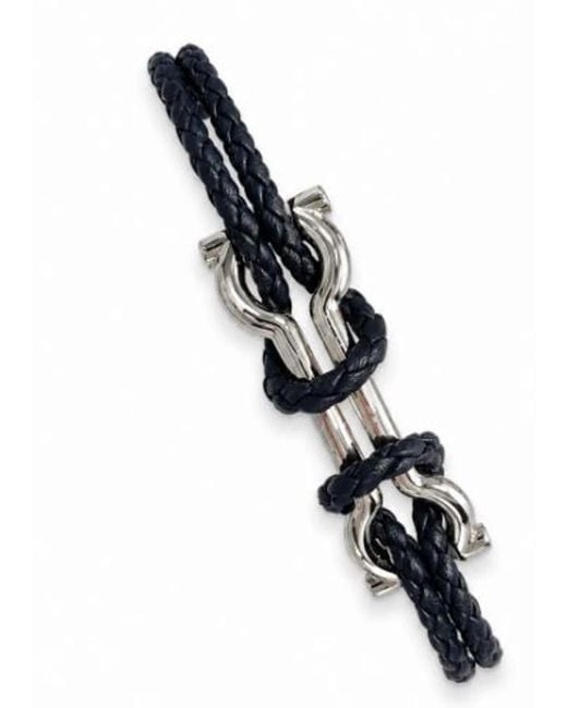 Ferragamo Black Brass Jewelry for men