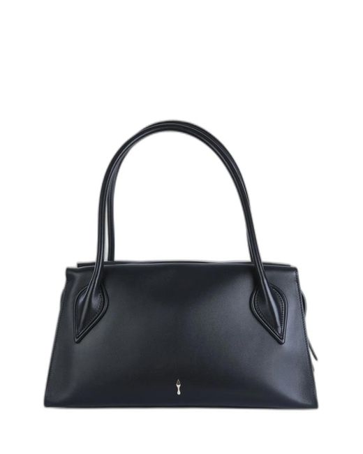 Christian Louboutin Black Venus Medium Leather Shoulder Bag