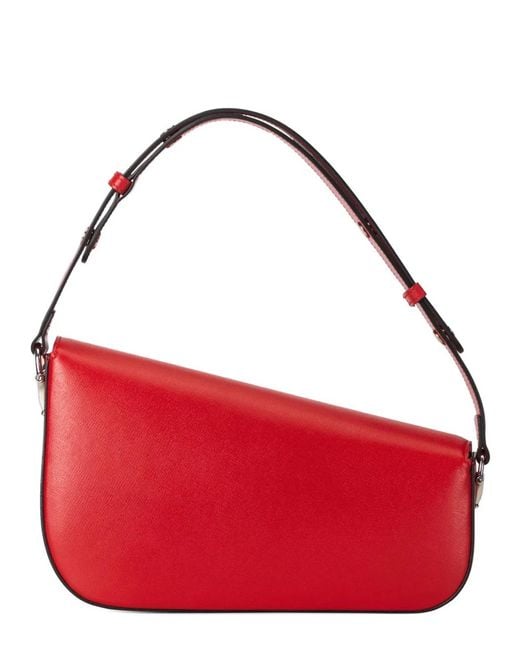 Gucci Red Shoulder Bag Horsebit 1955 Small Size