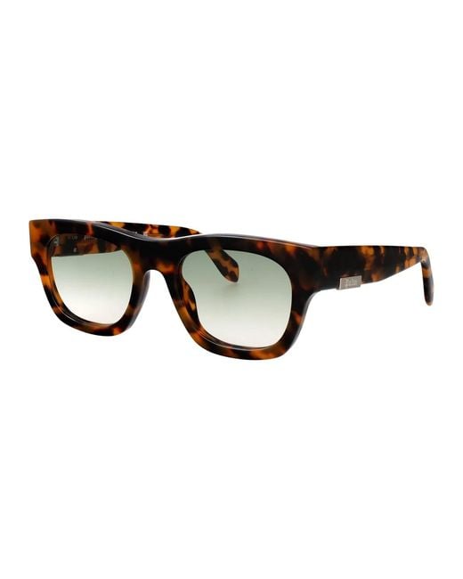Palm Angels Black Acetate Sunglasses