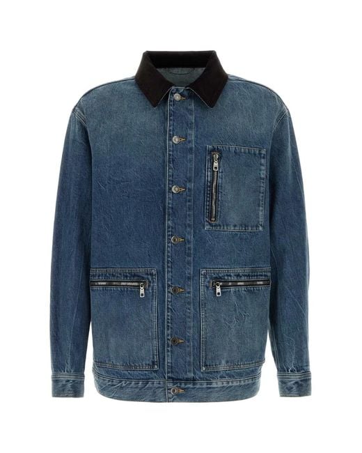 Dolce & Gabbana Blue Dolce & Gabbana Jacket for men