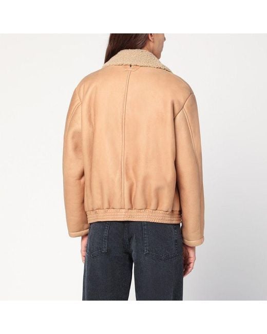 Salvatore Santoro Blue Calf Leather Bos Taurus Bomber