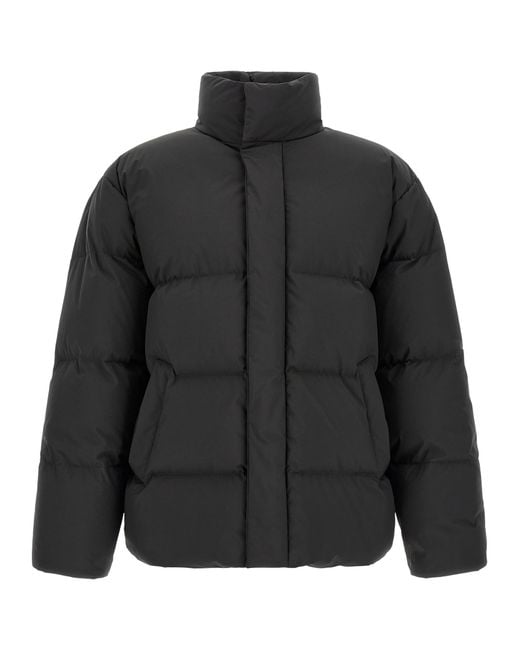 Saint Laurent Black High Neck Down Jacket for men