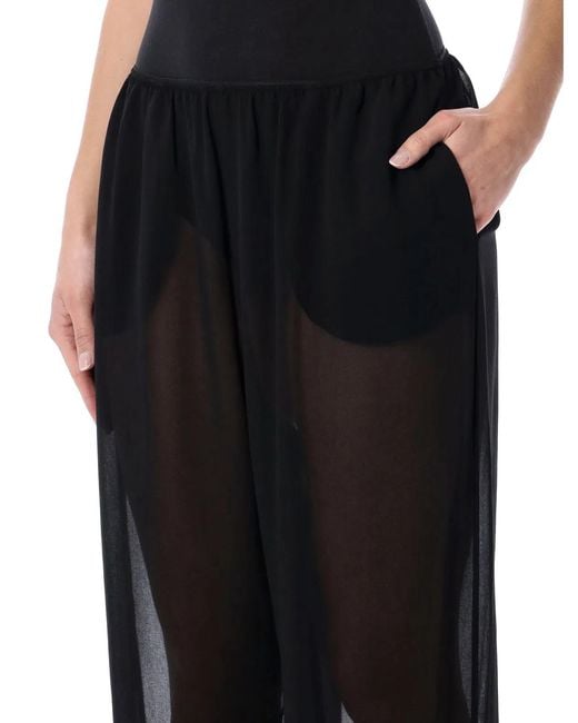 Frankie Shop Black The Frenkie Shop Orissa Sheer Balloon Pants