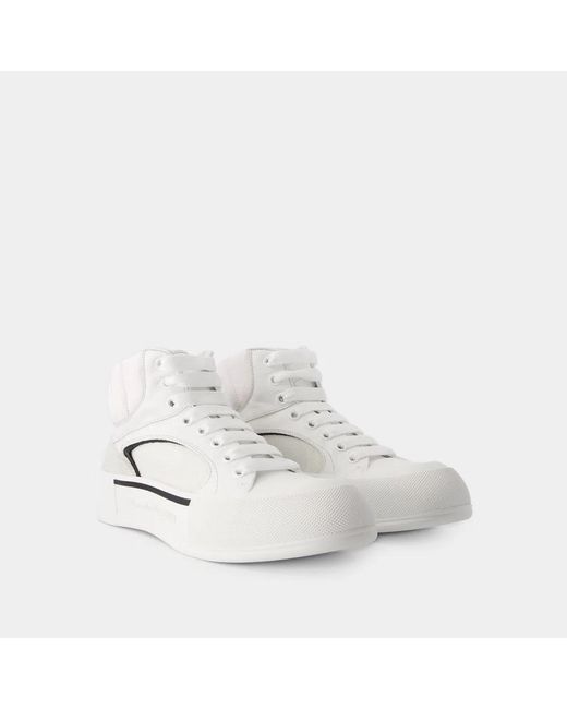 McQueen White Oversized Sneakers for men
