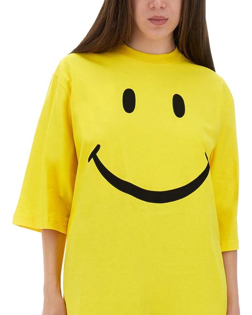 Moschino Yellow "Smile" T-Shirt