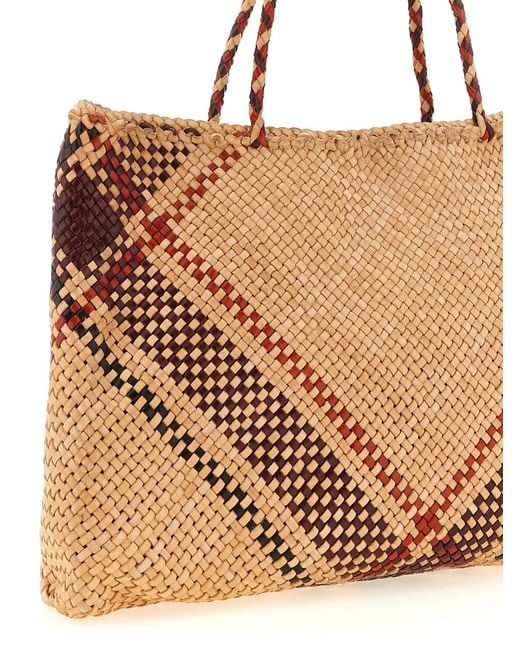 Dragon Diffusion Brown 'Maori Sophie' Large Shopping Bag