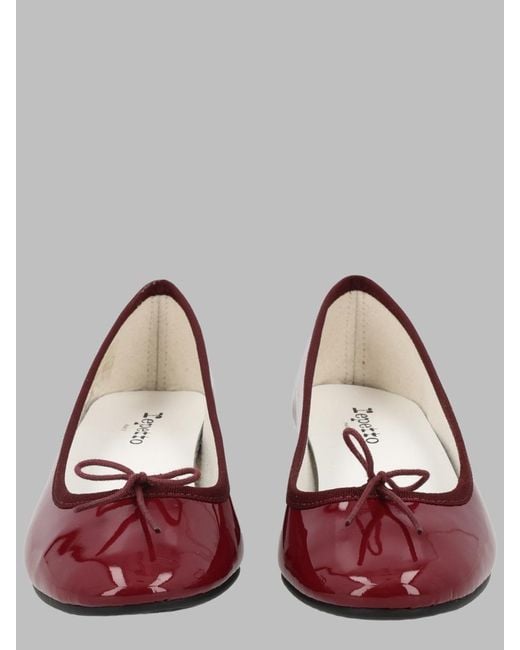 Repetto Red Ballerina "Camille" Con Tacco