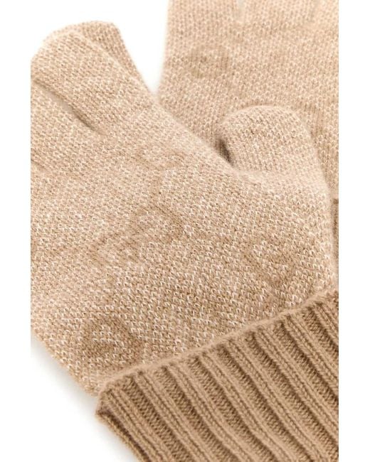 Gucci Brown Cashmere Blend Gloves