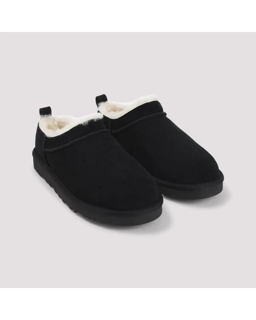 Ugg Black Classic Micro Mutton Leather Boots for men