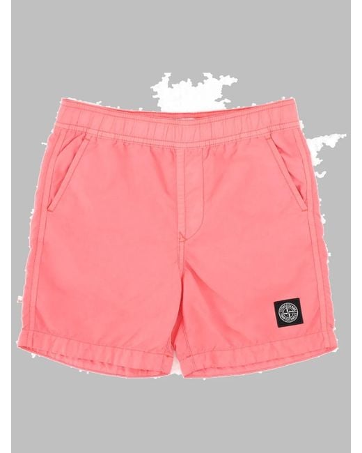 Stone Island Pink Bermuda Regular