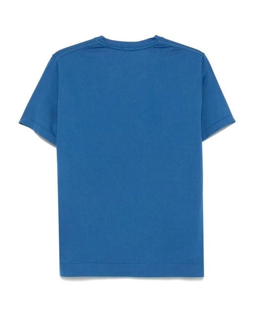 Finamore 1925 Blue Cotton T-Shirt for men