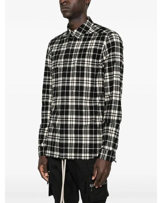 Rick Owens Black Outershirt for men