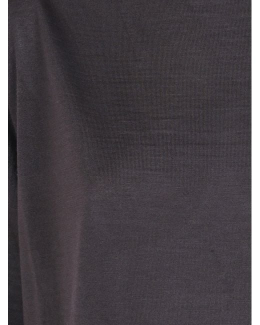 Mrz Black Cropped Oversized Round Neck Sweater