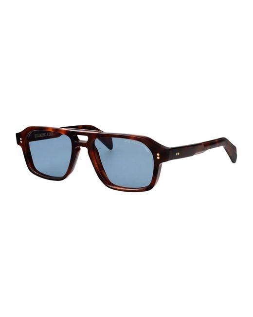 Cutler & Gross Blue Acetate Sunglasses