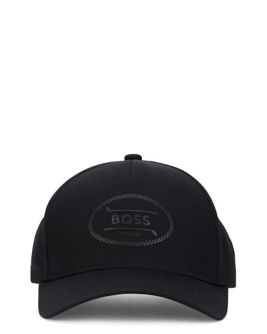Boss Black Cap With Brim for men