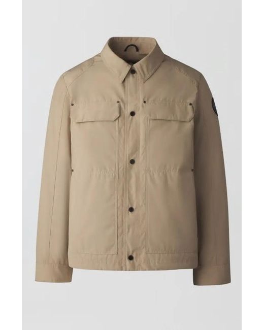 Canada Goose Natural Burnaby Techno Fabric Jacket for men