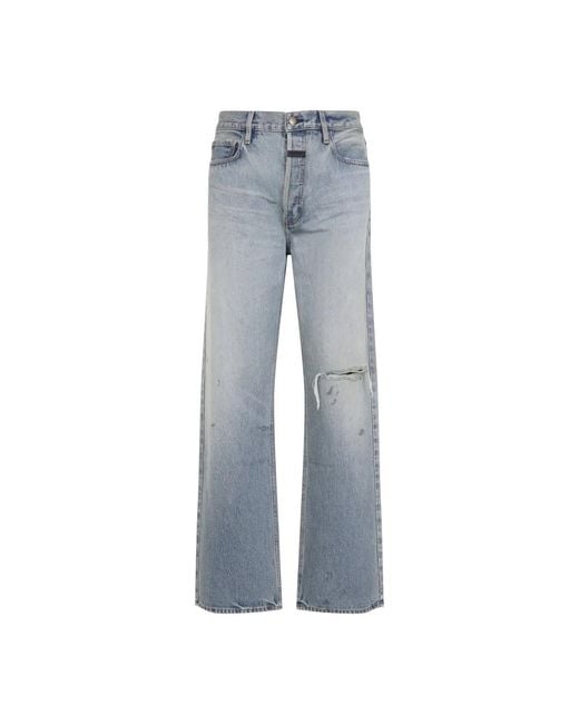 Fear Of God Blue Straight 5 Pocket Jeans for men