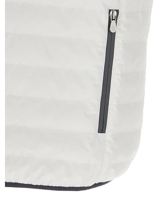 Brunello Cucinelli Gray Logo Vest for men