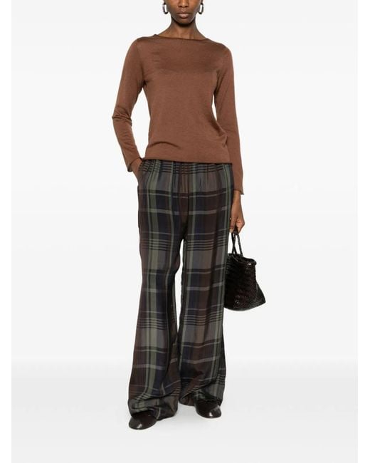 Be You Brown Knit Round Neck Sweater