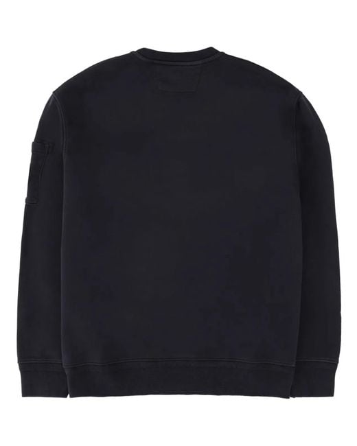 C P Company Blue Sweatshirt With Logo for men