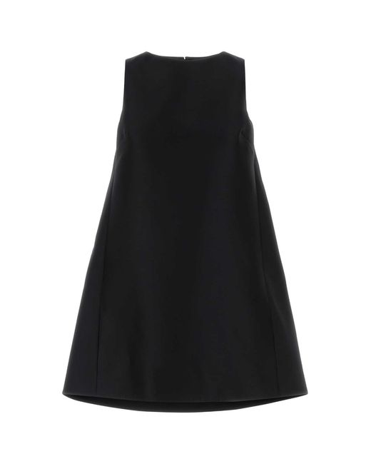 Balenciaga Black A-Line Dress